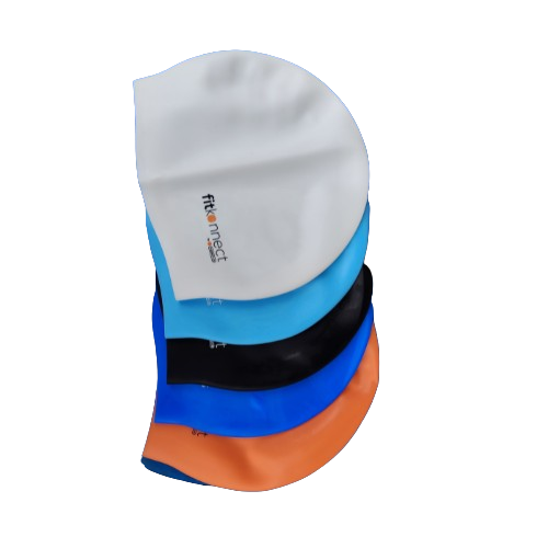 FitKonnect Premium Silicone Swim Caps