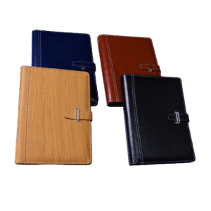 Executive Series 015 Premium Notebooks – Brown, Blue, Black & Wooden Brown
