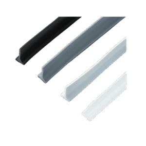 Shower Water Strippers for Bathroom Floors – Self-Adhesive Silicone Barriers in White or Grey