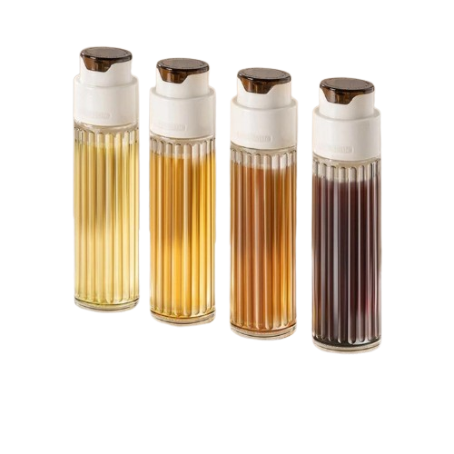 Luxury Glass Oil Jars – 500ml Premium Kitchen Containers