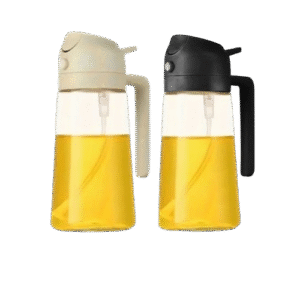 2 in 1 Oil Jars – Dual-Function Sprayer & Dispensers