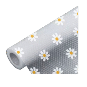 Daisy Pattern Oil-Proof Kitchen Drawer Liners – Moisture-Resistant Shelf Mats