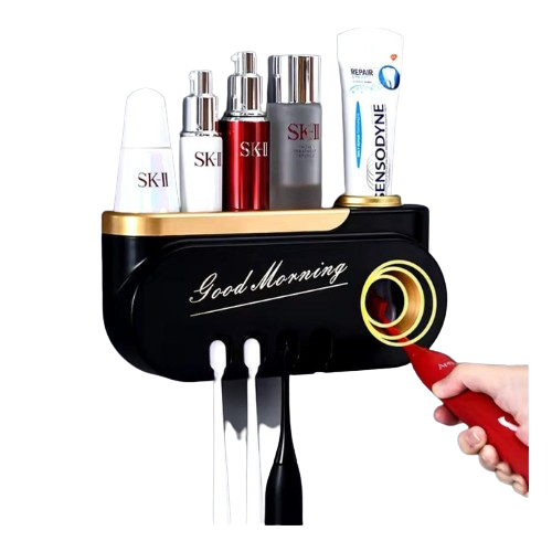 Premium Toothbrush Holders with Automatic Toothpaste Dispensers