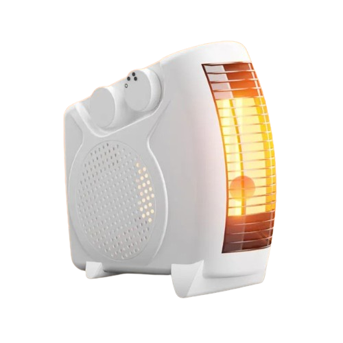 High-Efficiency Dual-Gear Desktop Fan Heaters for Home, Office & Bedroom Use – 220V Electric Warmers