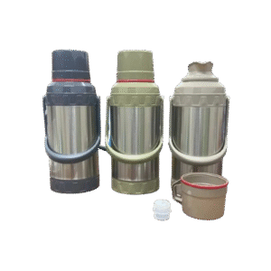 3.2L Large Capacity Tea Flasks – Stainless Steel Exterior, Breakable Glass Interior, Heat Retention Expert