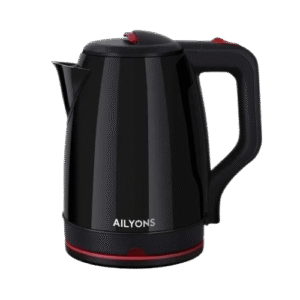 All Black Ailyon Electric Kettles – 1.8L Stylish, Elegant & Powerful Hot Water Boilers