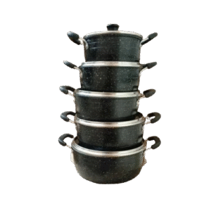 James Black Granite Cookware Sets – Premium Wove Design for Stylish Kitchens