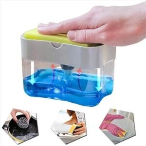 Kitchen Soap Caddy Liquid Soap and Sponge Holder