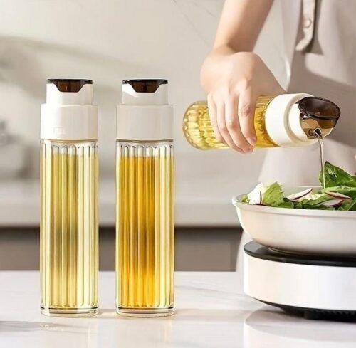Luxury Glass Oil Jars – 500ml Premium Kitchen Containers - Image 2