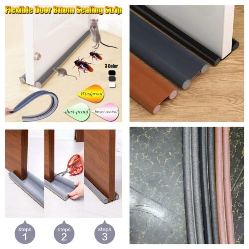 Bottom Door Sealer Strips – 1M Windproof Gap Fillers in Multiple Colours - Image 5