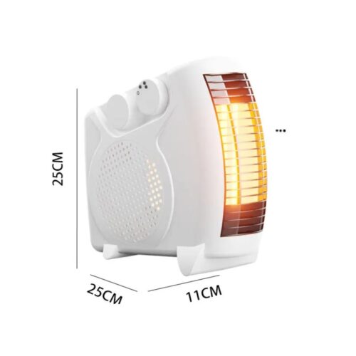 High-Efficiency Dual-Gear Desktop Fan Heaters for Home, Office & Bedroom Use – 220V Electric Warmers - Image 3