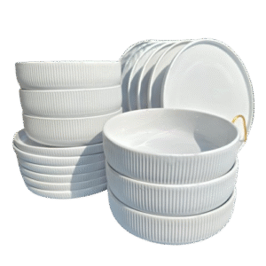 18-Piece Unique Ceramic Dinner Sets – Elegant Dining for Every Occasion