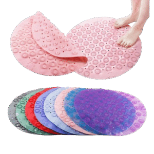 Premium Round Antislip Bathroom Mats – 55cm x 55cm