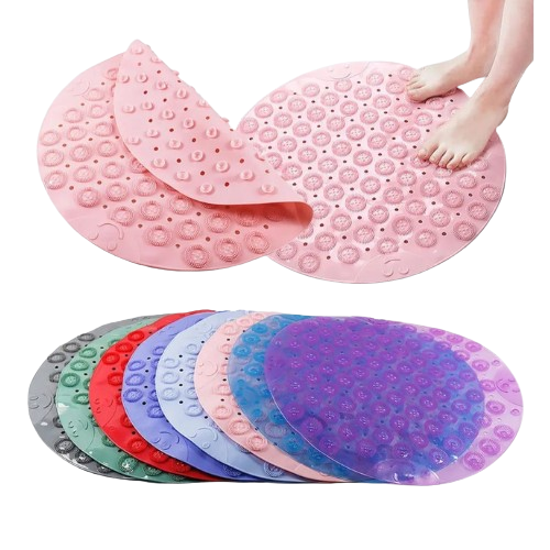 Premium Round Antislip Bathroom Mats – 55cm x 55cm