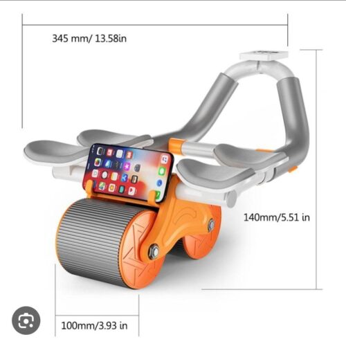 Automatic Rebound Abdominal Wheels with Elbow Pads - Image 2