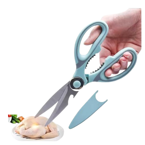 Multi-purpose Stainless Steel Kitchen Scissors with Magnetic Holders