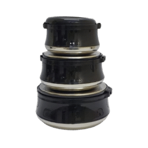 Royal Insulated Casserole Hotpots with Black Finish – 6.5L, 4.5L, 2.5L