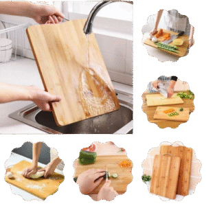 Double-Sided Thickened Bamboo Chopping Boards – Solid Wood Finish