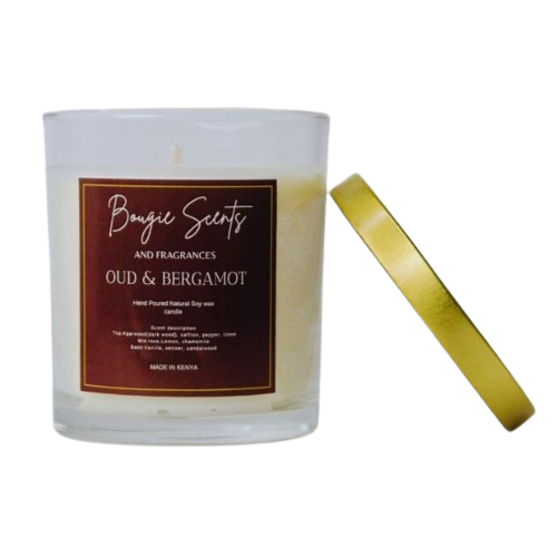 Oud & Bergamot Luxury Soy Candles