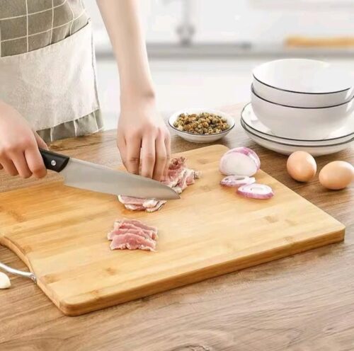 Double-Sided Thickened Bamboo Chopping Boards – Solid Wood Finish - Image 3